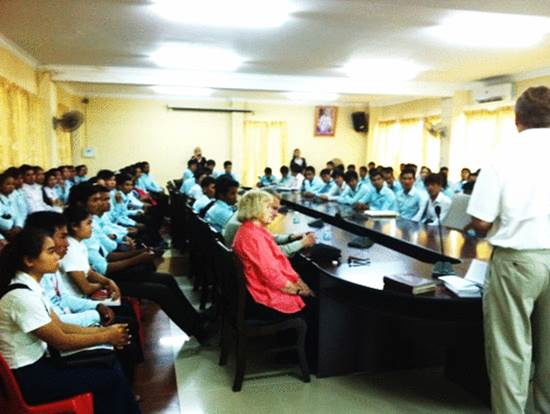 sharing the gospel to Cambodia