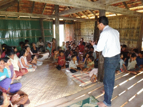 teaching cambodia orphans
