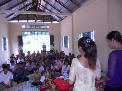 preaching gospel in Cambodia